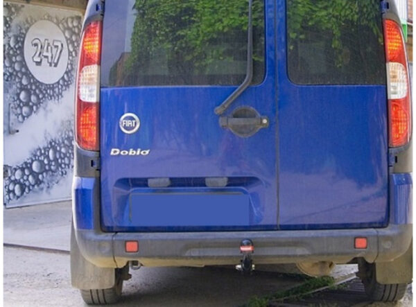 Фаркоп оцинкованный FIAT Doblo 2010-, Opel Combo 2012- условно-съемное крепление шара - Фото