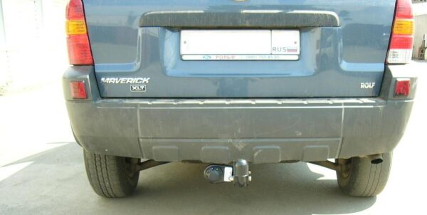 Фаркоп оцинкованный Ford Maverick 1993-2000, Nissan Terrano 1993-2002 условно-съемное крепление шара - Фото