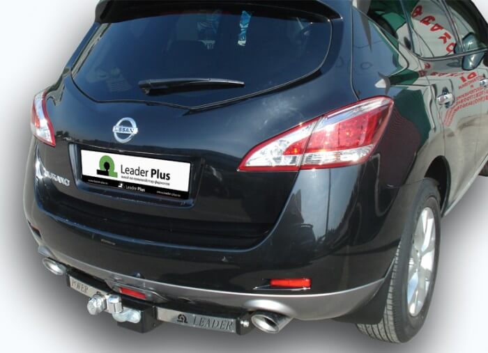 Фаркоп для NISSAN Murano Z51 2010 с нерж. пласт.|фаркоп на ниссан мурано z51|