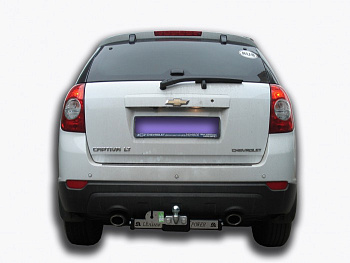 Фаркоп для Chevrolet Captiva 2006-2018 с нержавеющей пластиной